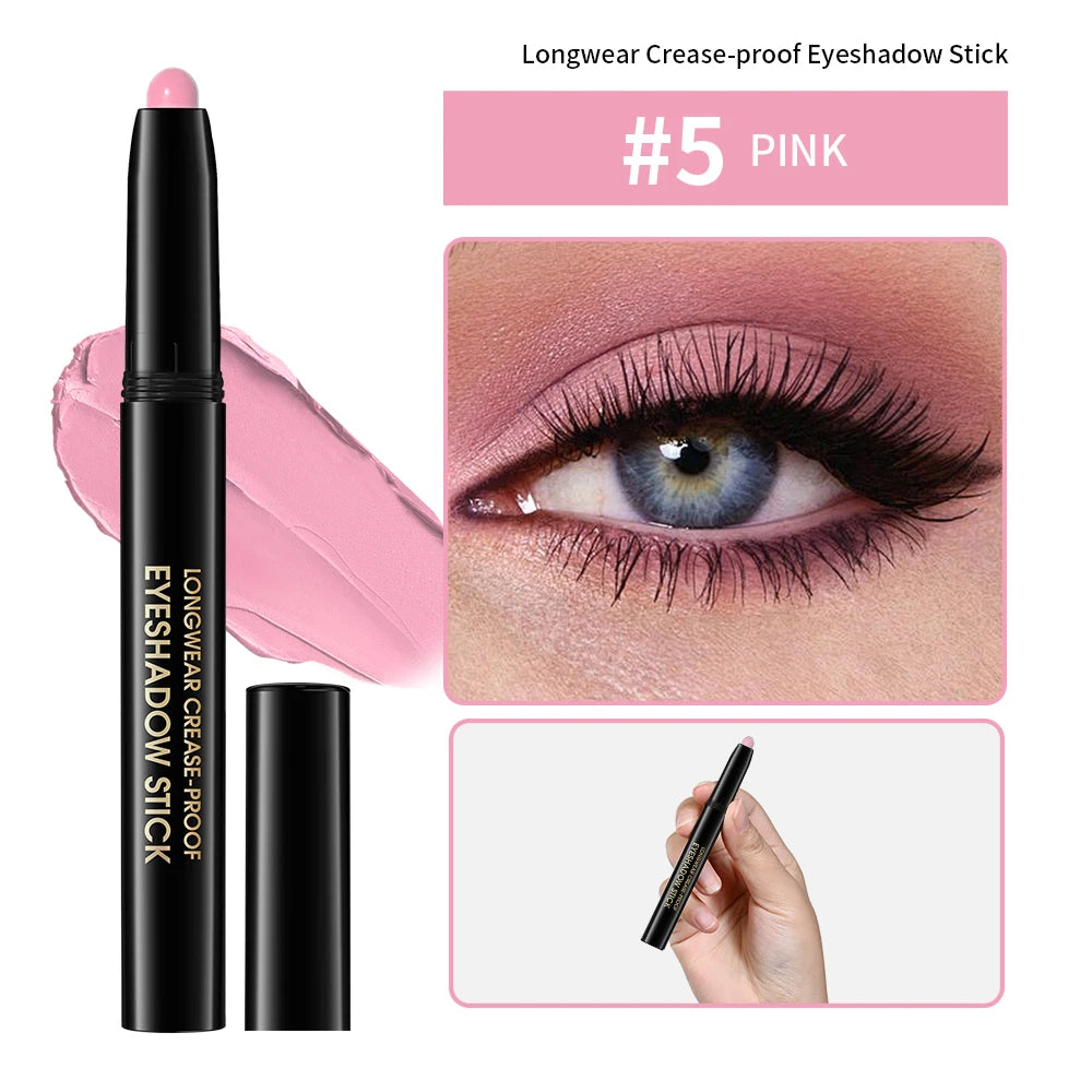 Waterproof Shimmer Eyeliner Pencil for Brightening Eye Makeup