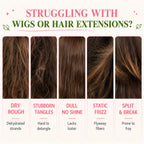 Lockmio Wig Milk Spray Leave-in Conditioner for Synthetic and Human Hair