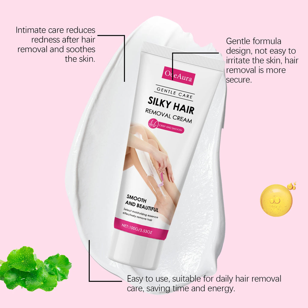 Gentle Hair Removal Cream and Soothing Aftercare Set