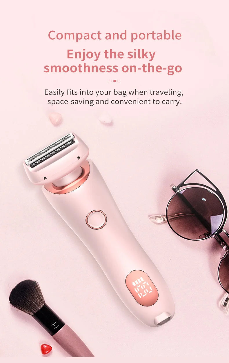 Electric Women's Body Hair Shaver and Bikini Trimmer - 13