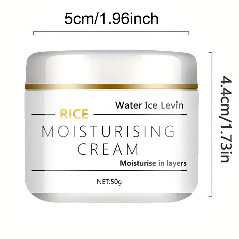 Water Ice Levin Rice Moisturizing Face Cream Hydrating Anti Aging