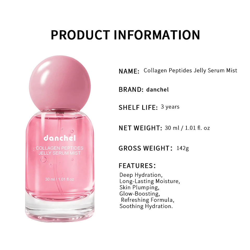 Collagen Peptide Jelly Serum Face Mist for Deep Hydration