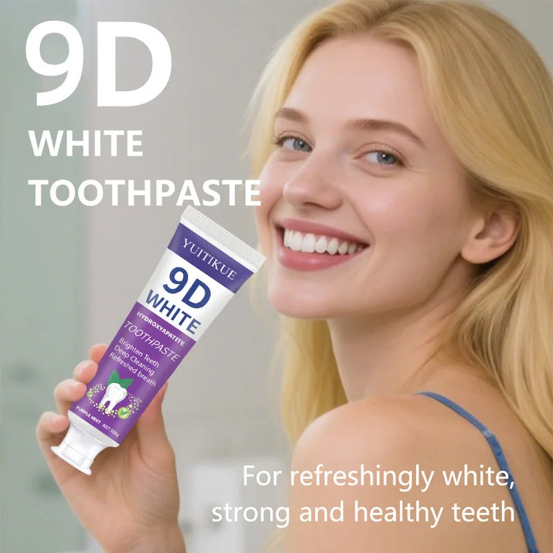 YUITIKUE 9D Hydroxyapatite Toothpaste Purple Mint Whitening 100g - 6