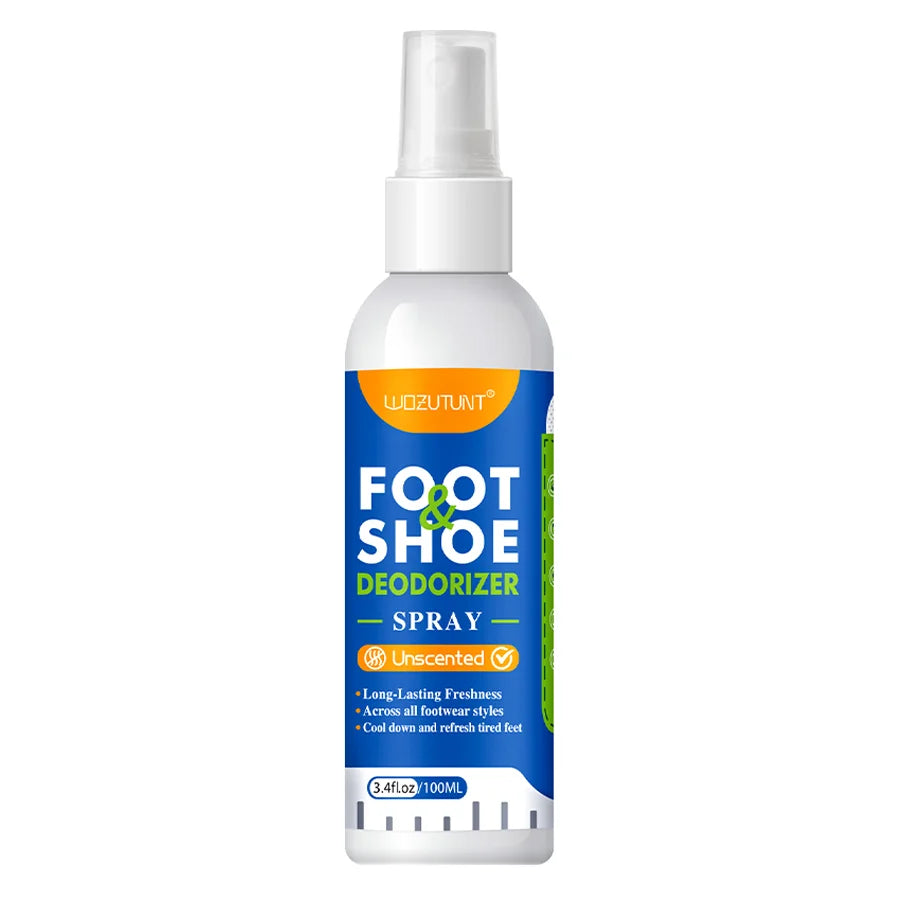 Foot and Shoe Deodorizer Spray 100ml Lemon Scent Odor Remover - 10