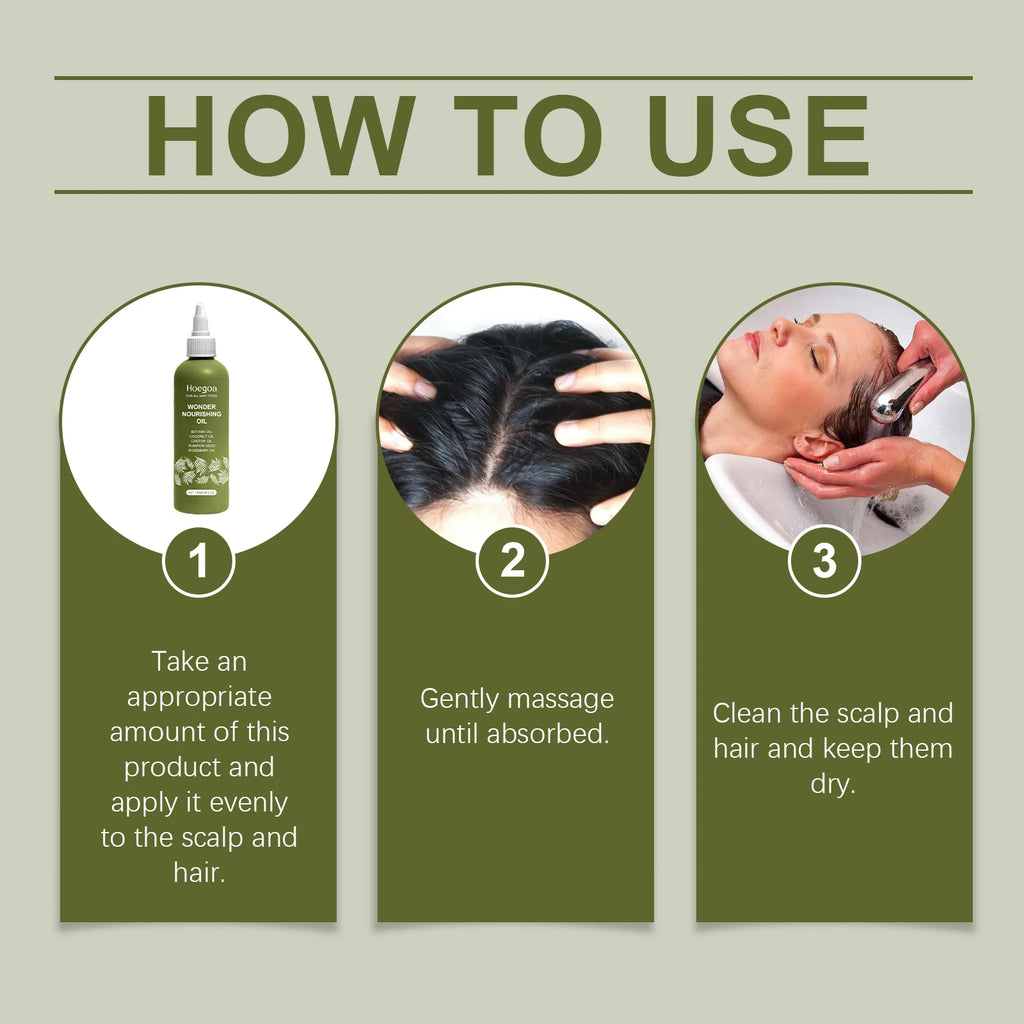 Nourishing Hair Growth Oil for Repair and Strength
