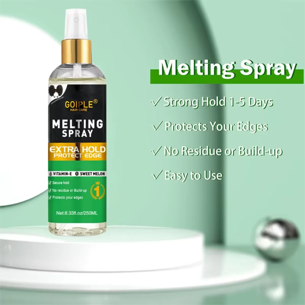 Goiple Lace Melting Spray Wig Adhesive and Edge Control Set