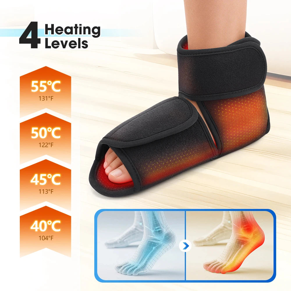 Heated Air Compression Ankle and Foot Massager - 10