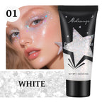 Molianji Glitter Gel Face and Body Shimmer Makeup for Parties