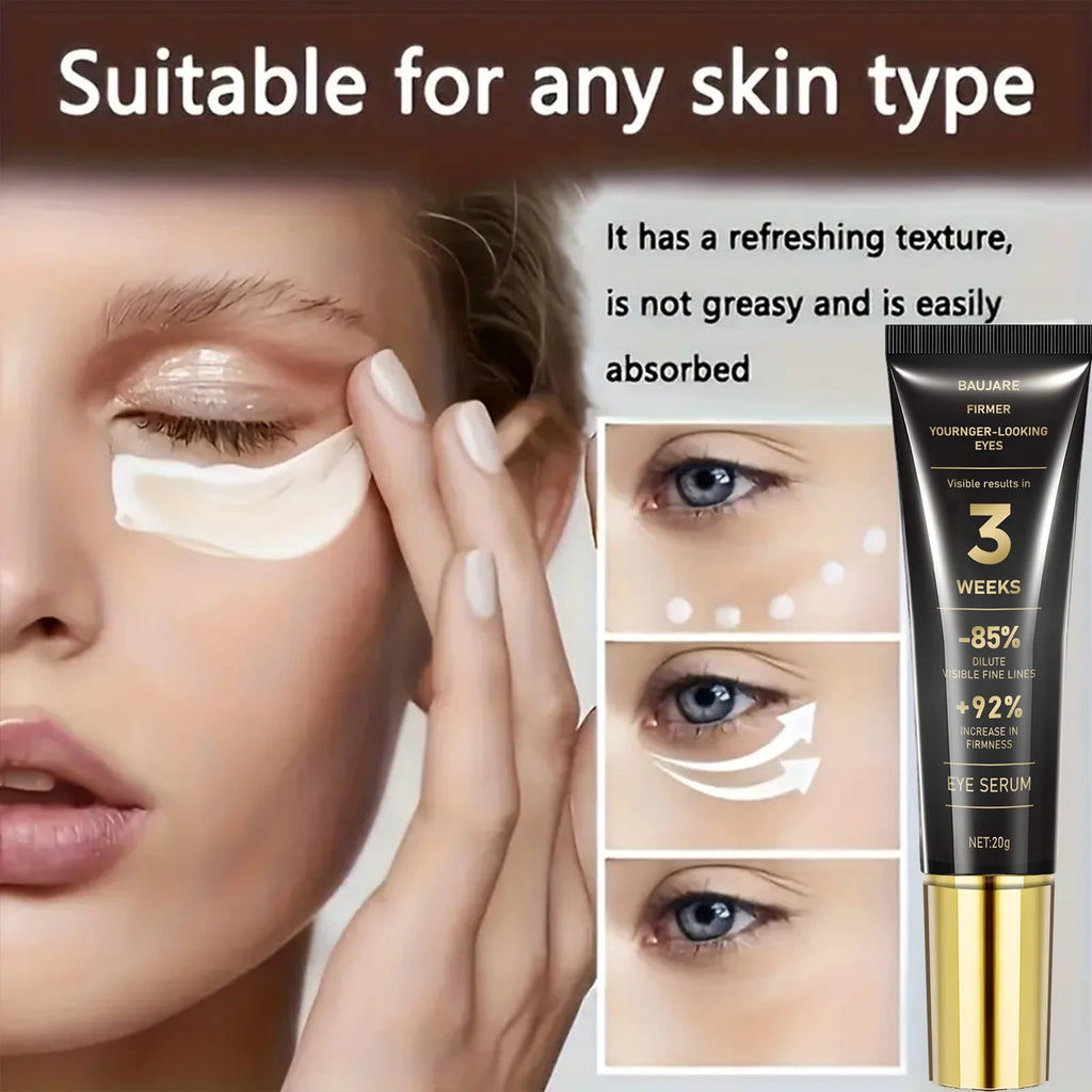 Baujare Retinol Caffeine Eye Serum for Dark Circles and Fine Lines