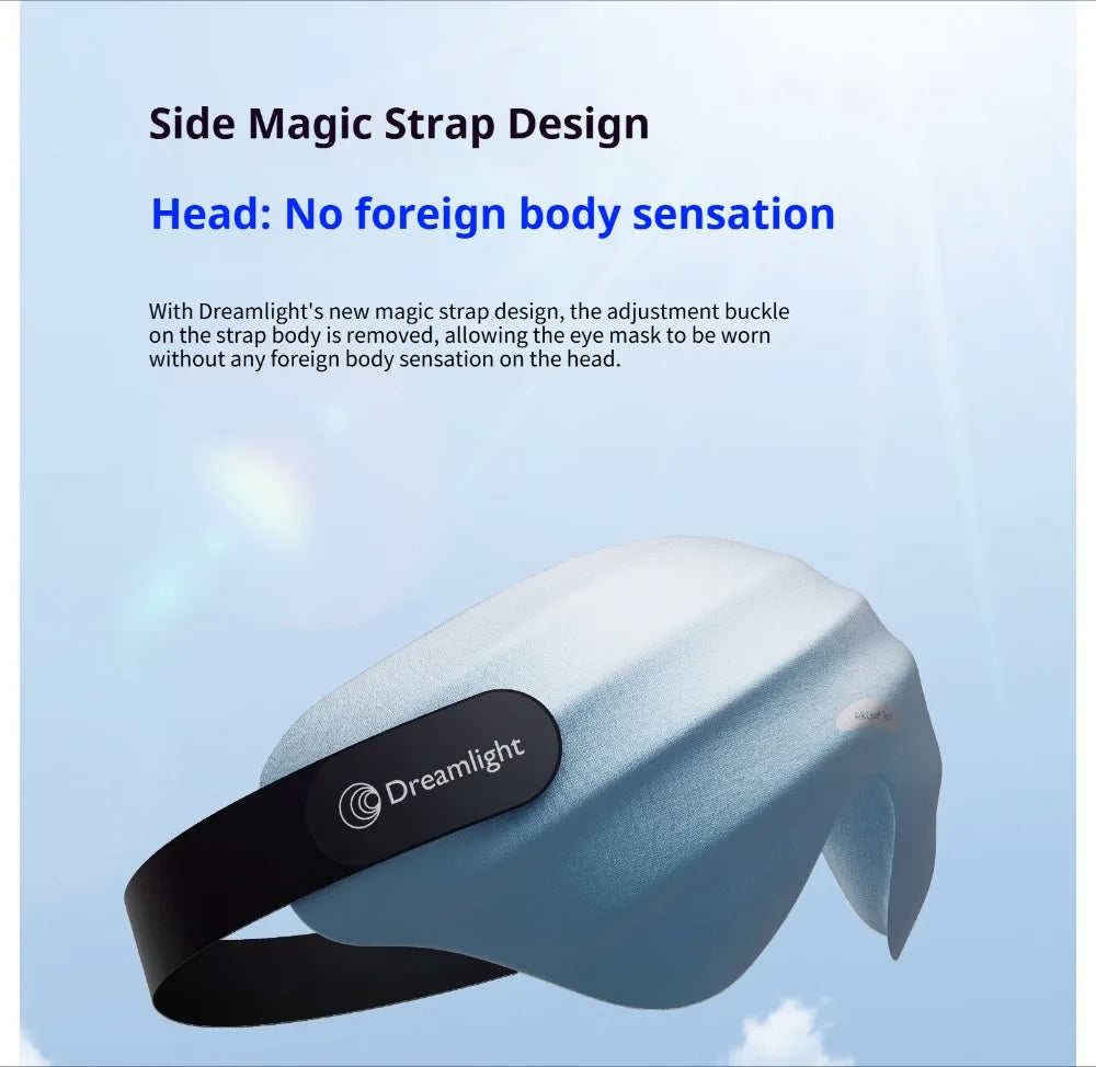 Dreamlight 4S Pro Memory Foam Sleeping Eye Mask Light Blocking Sleep Aid