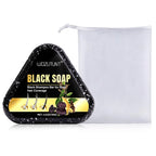 Natural Black Shampoo Bar Herbal Gray Hair Coverage Soap