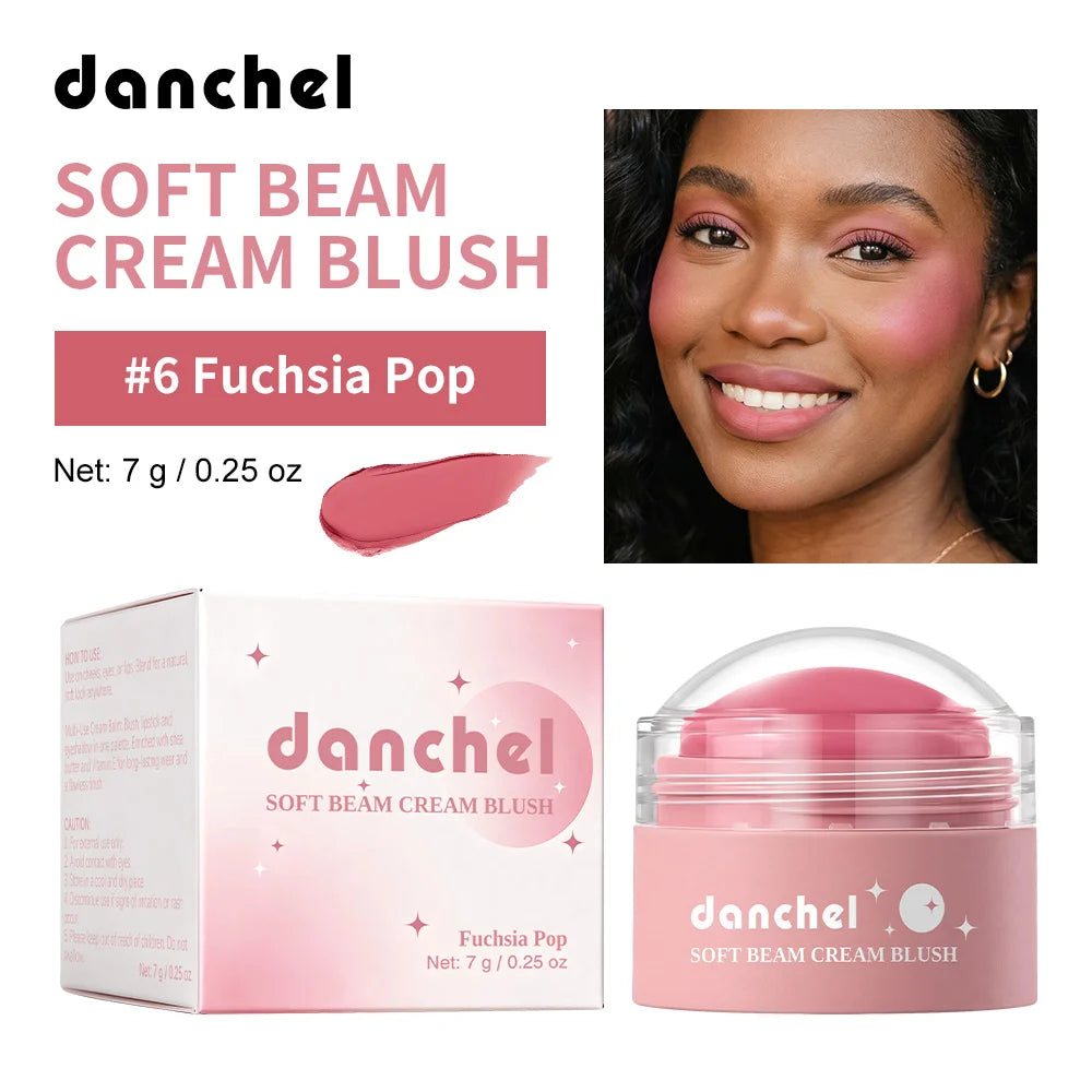 Multi-Use Cream Blush for Cheeks Lips and Eyes - 25