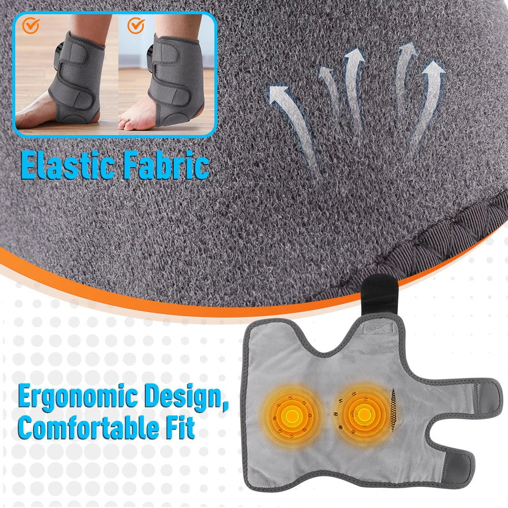 Heated Vibration Ankle and Calf Massage Wrap - 14