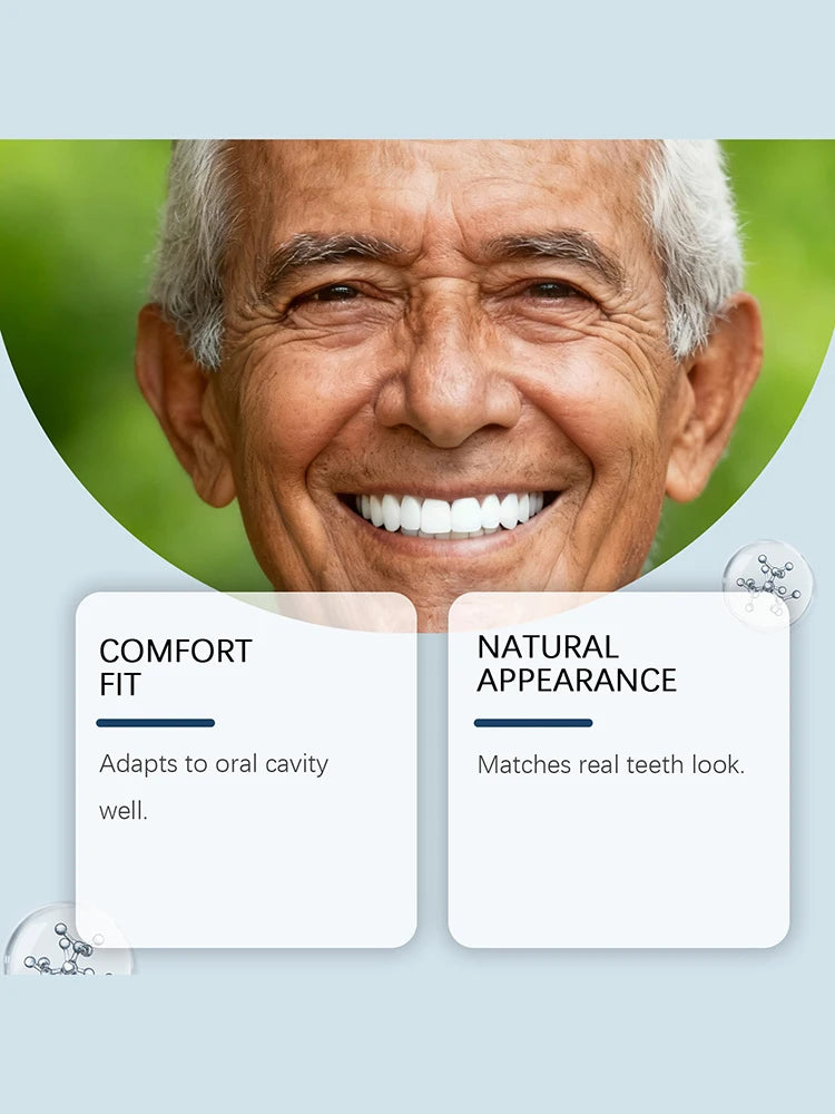 Comfort Fit Natural Look Denture Set for Men and Women