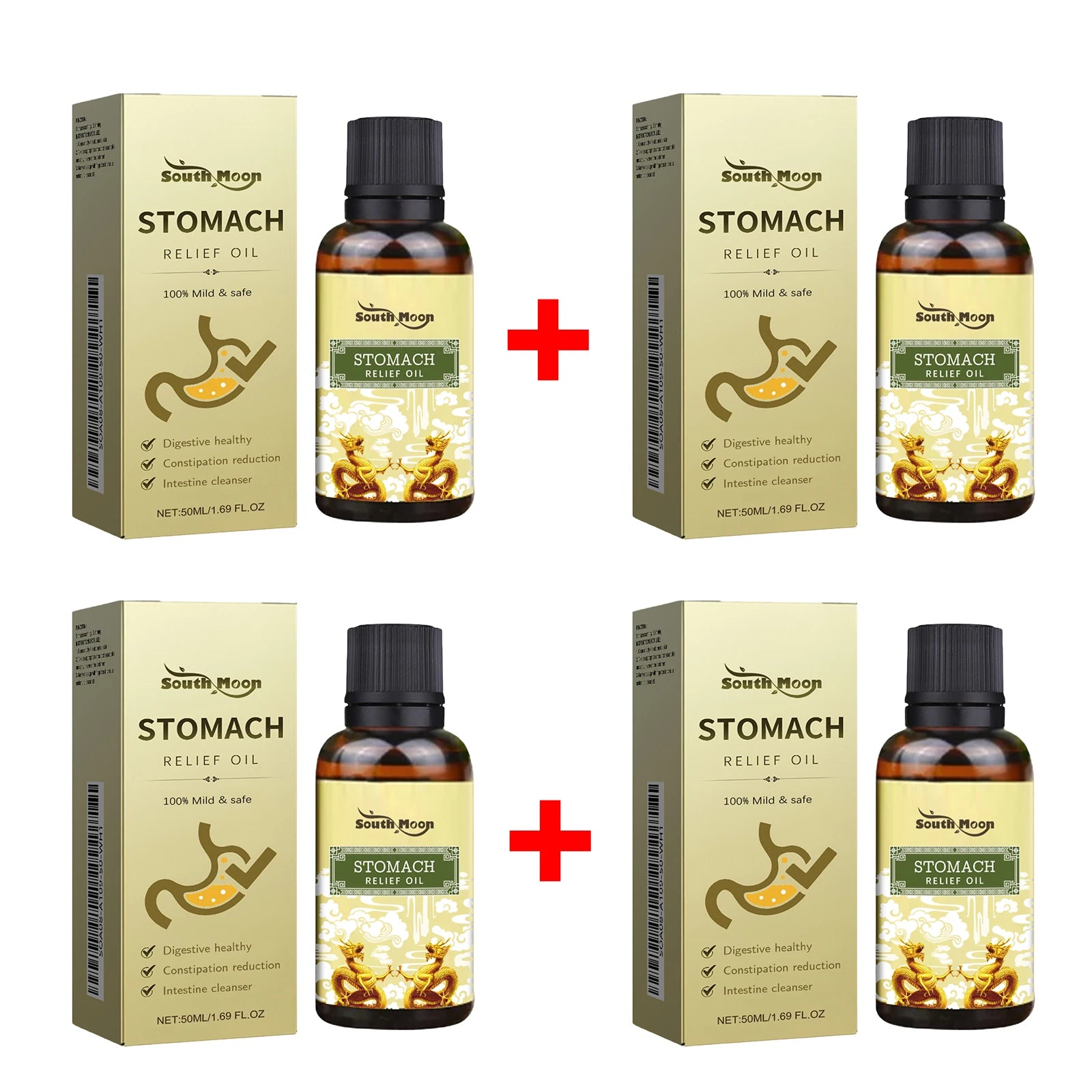 Herbal Abdominal Massage Oil for Natural Stomach Relief - 15