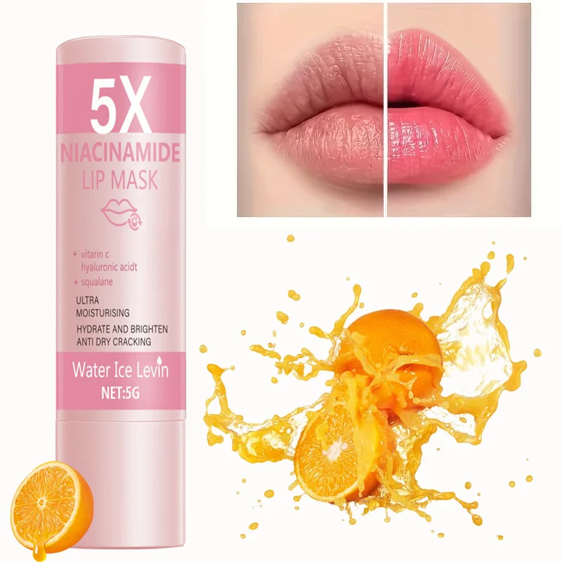 Water Ice Levin Niacinamide Lip Balm Moisturizing Hydrating Lip Care - 10