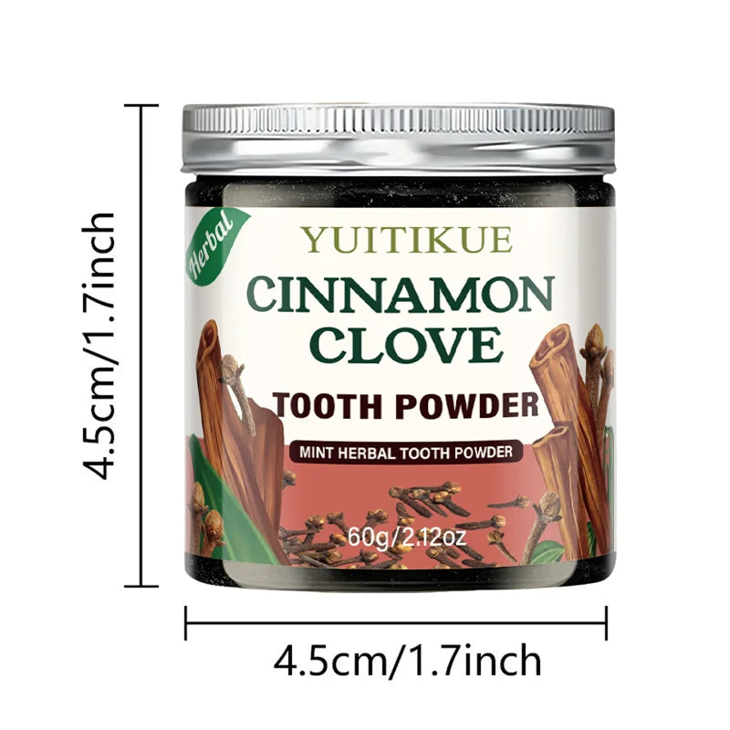 Yuitikue Cinnamon Clove Tooth Powder Natural Herbal Teeth Cleaning 60g - 13