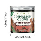 Yuitikue Cinnamon Clove Tooth Powder Natural Herbal Teeth Cleaning 60g