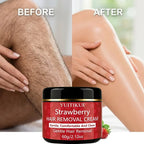 YUITIKUE Strawberry Depilatory Cream Gentle Body Hair Remover 60g