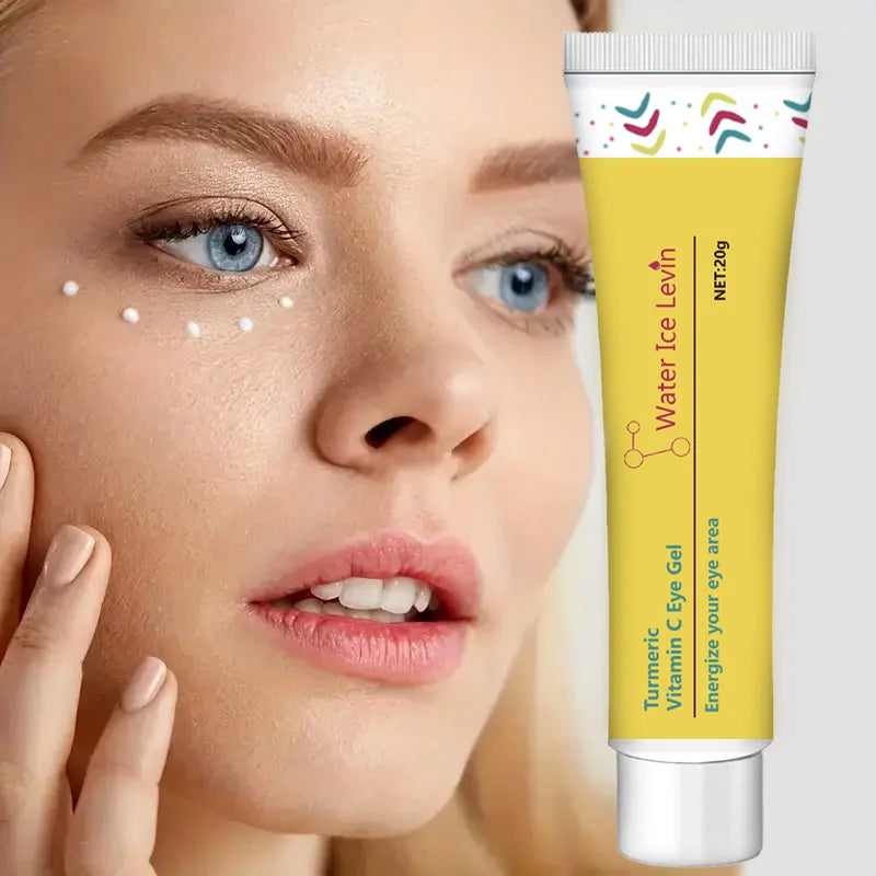 Turmeric Vitamin C Eye Gel Cream for Dark Circles and Puffiness - 5