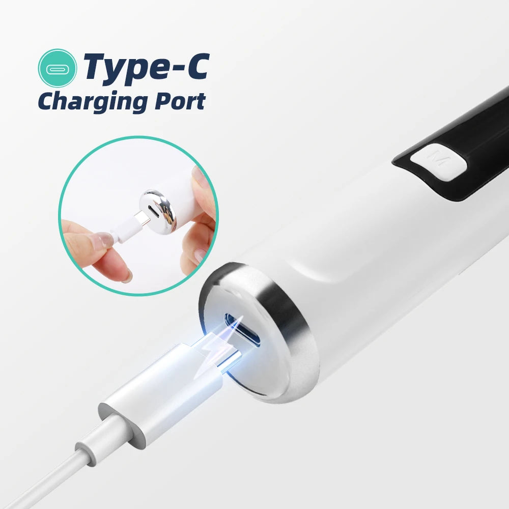 Ultrasonic Electric Teeth Tartar and Plaque Remover - 17