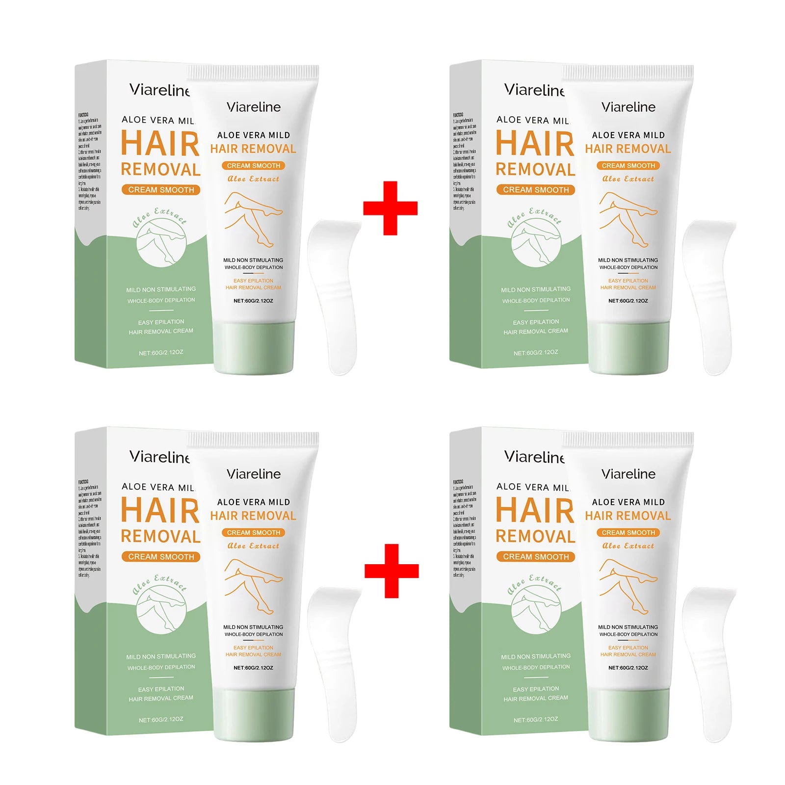 Painless Aloe Vera Hair Removal Cream for Whole Body - 15