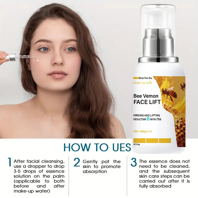 Bee Venom Face and Neck Cream Moisturizing Anti Aging Firming Lotion - 6