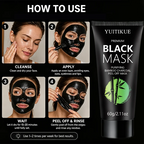 YUITIKUE Bamboo Charcoal Peel Off Mask Deep Pore Cleansing Blackhead Remover