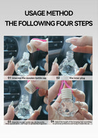 4 Pack Car Air Freshener Hanging Perfume Diffuser Odor Eliminator