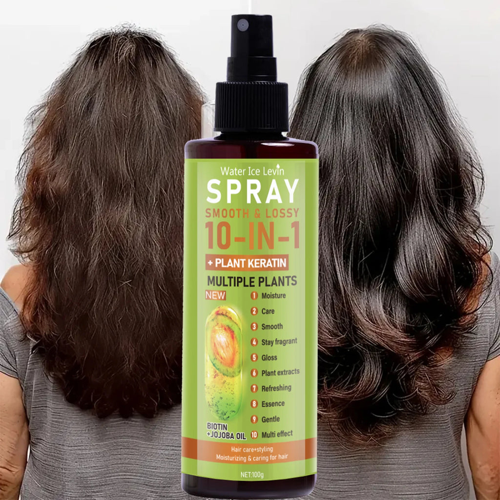10 in 1 Hair Essence Spray with Plant Keratin Biotin and Jojoba Oil
