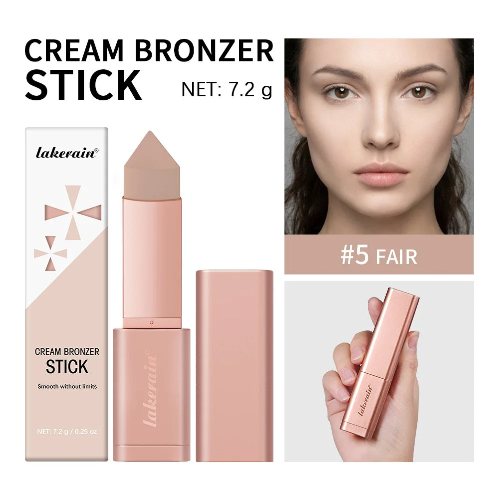 Cream Bronzer Stick for Seamless Face Contouring - 21