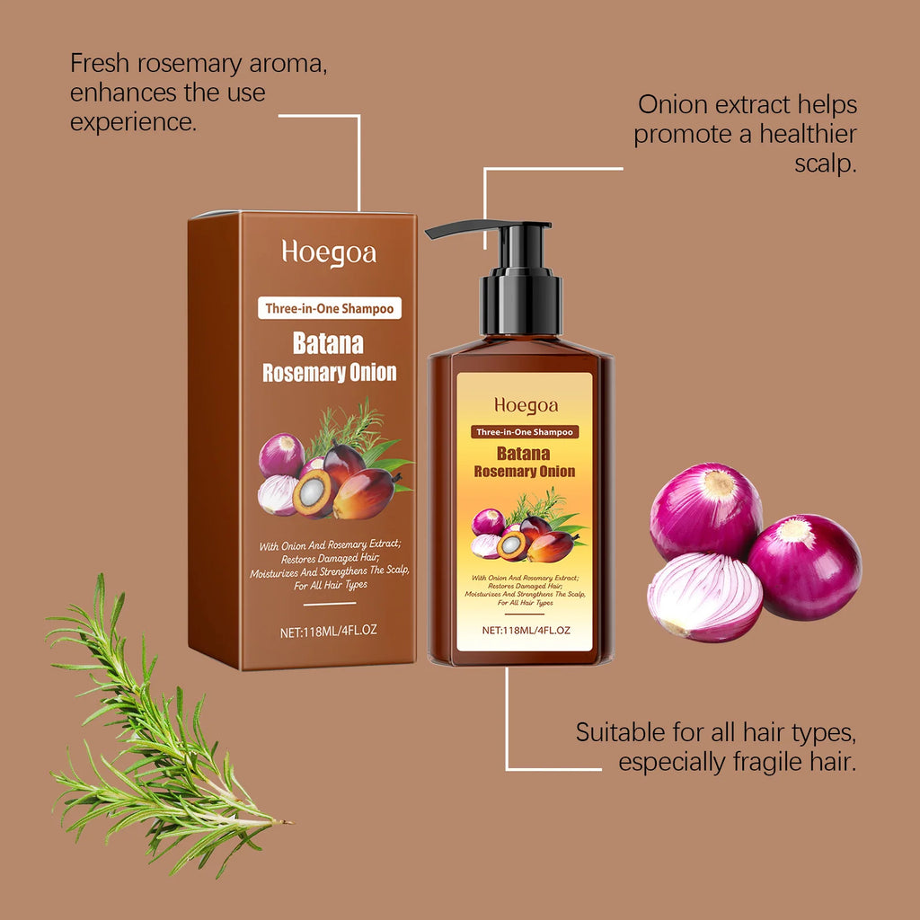 Batana and Rosemary Hair Growth Shampoo for Damaged Hair