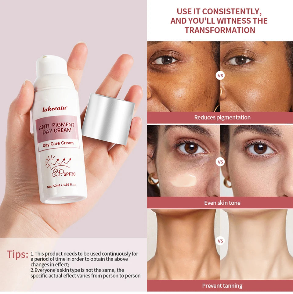 SPF 30 Anti-Pigment Moisturizing Day Cream - 12