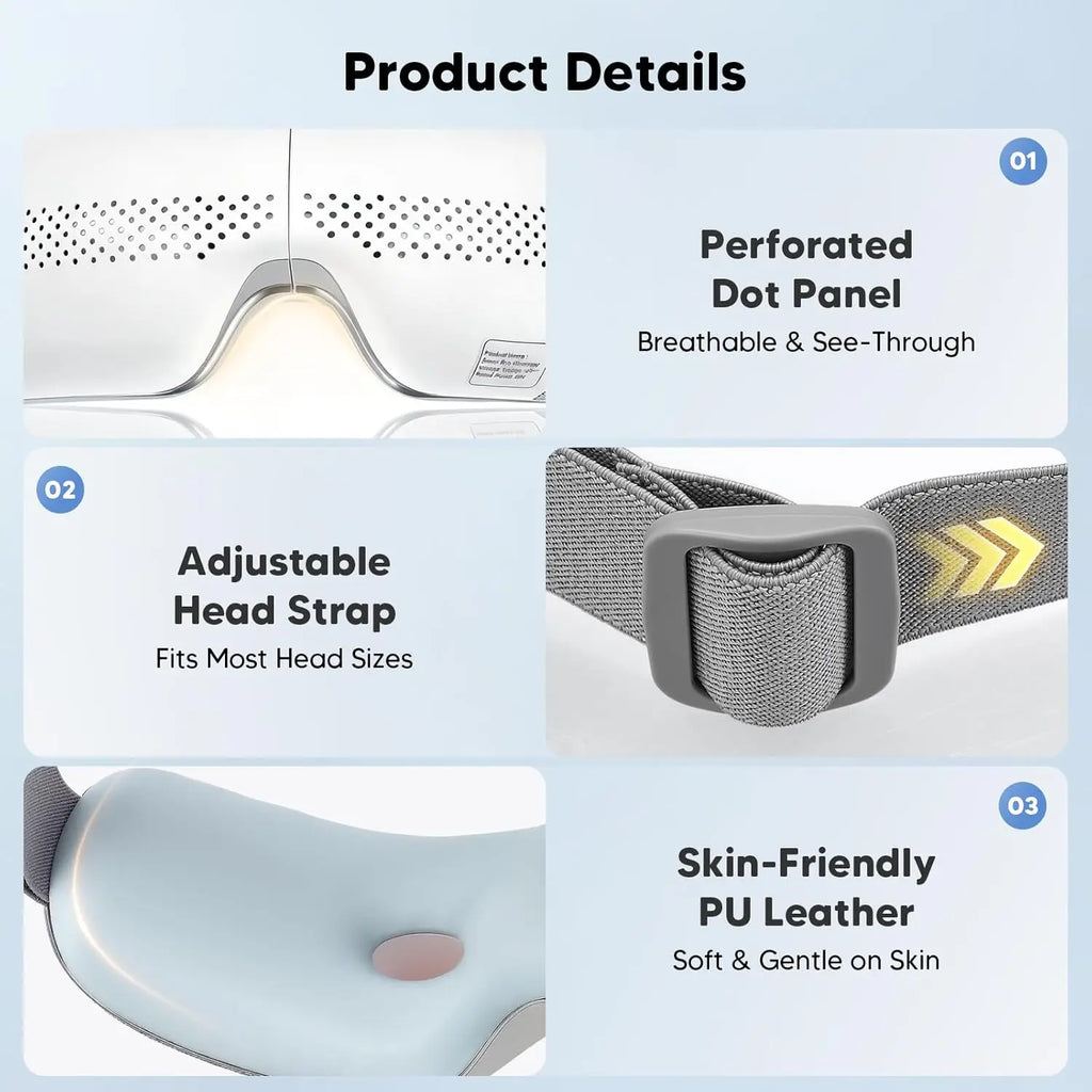 Electric Airbag Eye Massager for Eye Strain and Relaxation