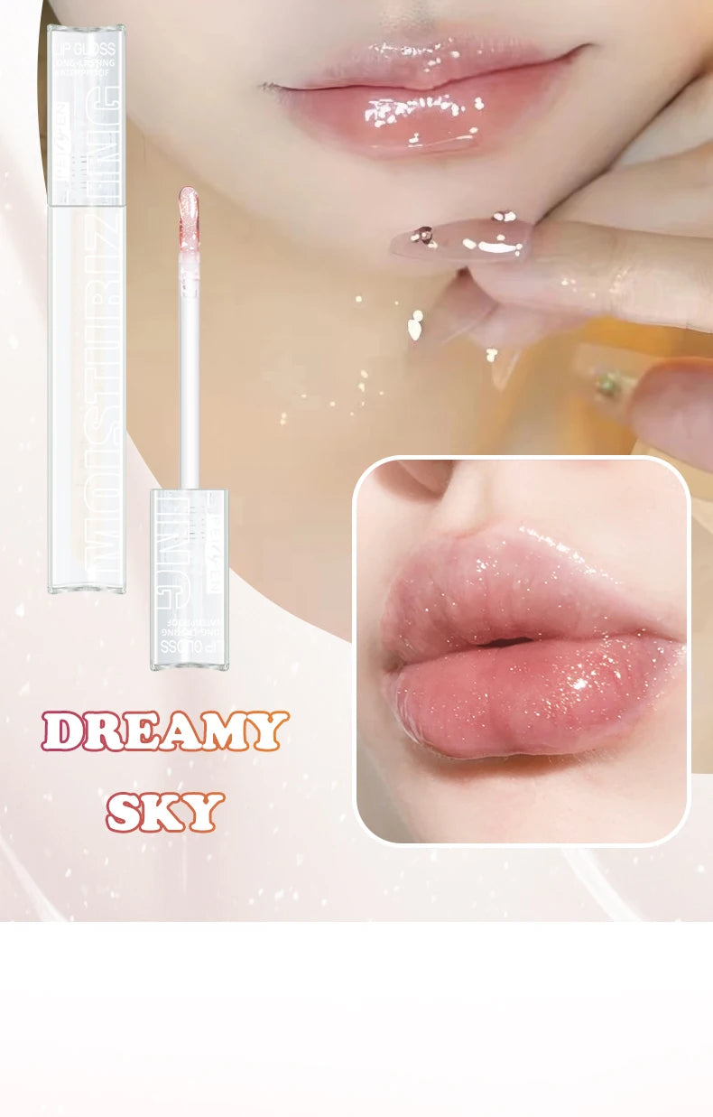 Hydrating Lip Gloss Waterproof Non-Stick Moisturizing Lip Tint - 12