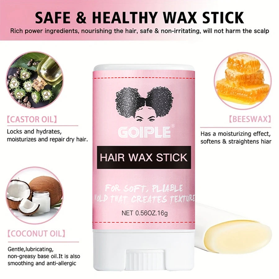Goiple Lace Wig Glue Kit Hair Wax Stick and Remover Styling Set