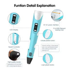 3D Printing Pen for Kids DIY Drawing Art