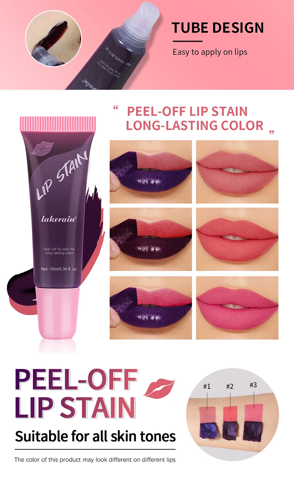Peel-Off Matte Liquid Lip Stain