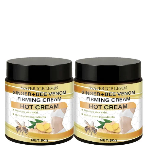 Ginger and Bee Venom Hot Firming Cream Pre Workout Body Moisturizer - 8