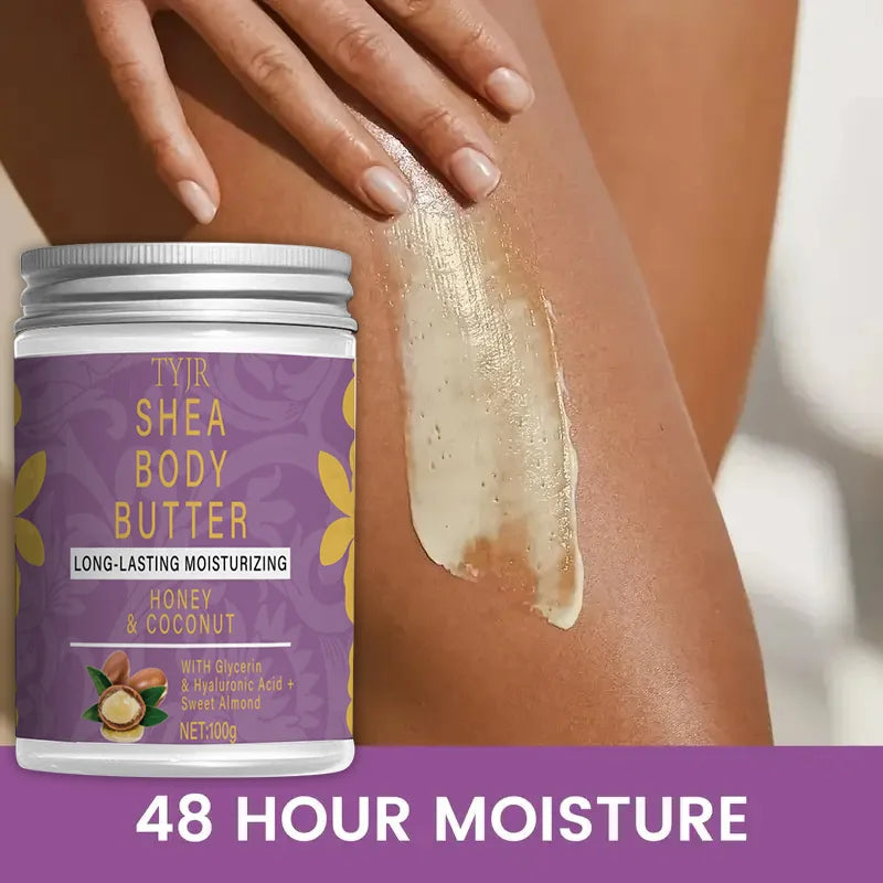 Organic Shea Body Butter Cream Moisturizing Skin Nourishing Treatment - 6