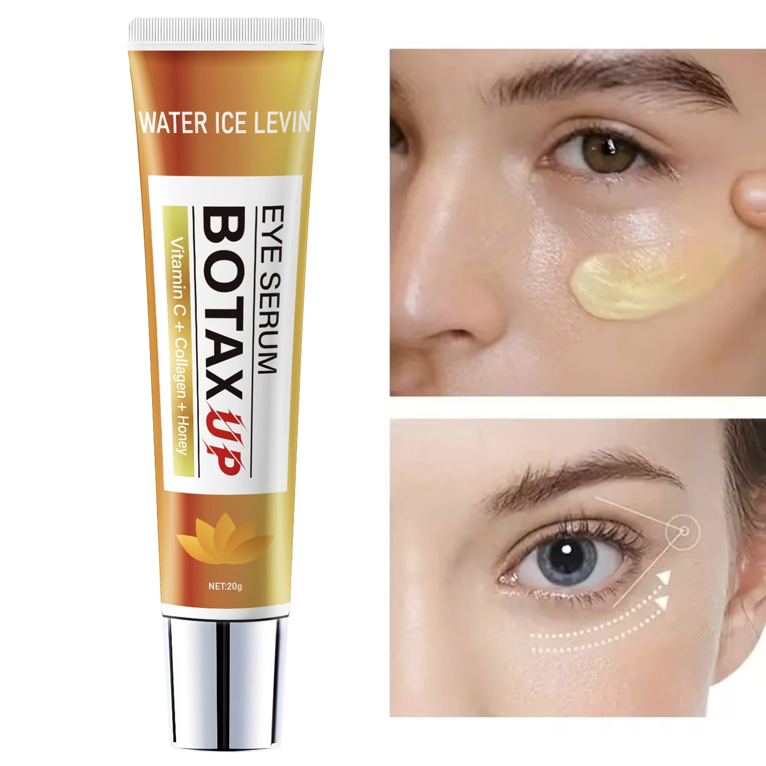 Vitamin C Collagen Eye Serum Brightening Dark Circle Treatment 20g - 3