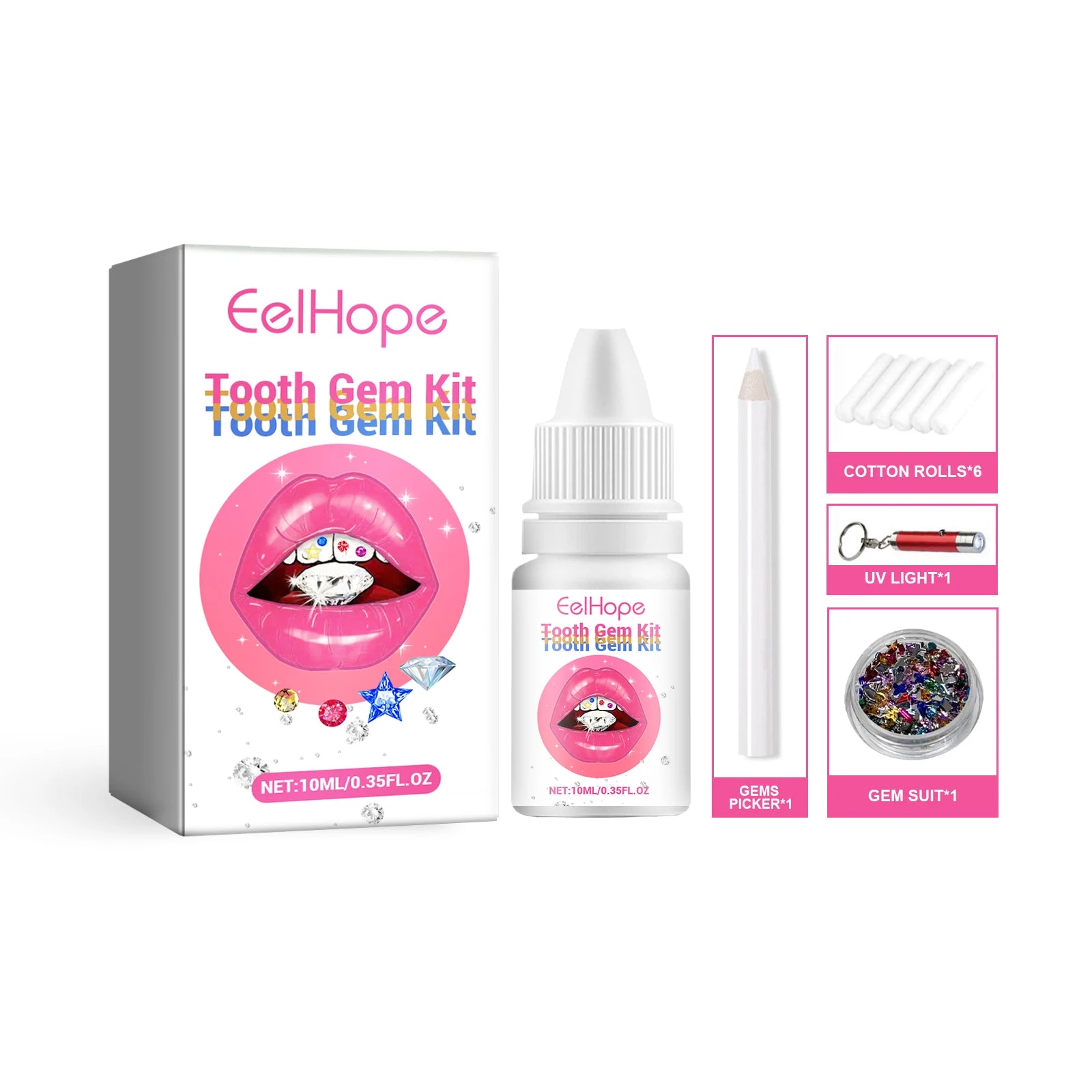 DIY Tooth Gem Kit for Sparkling Teeth Jewelry - 20