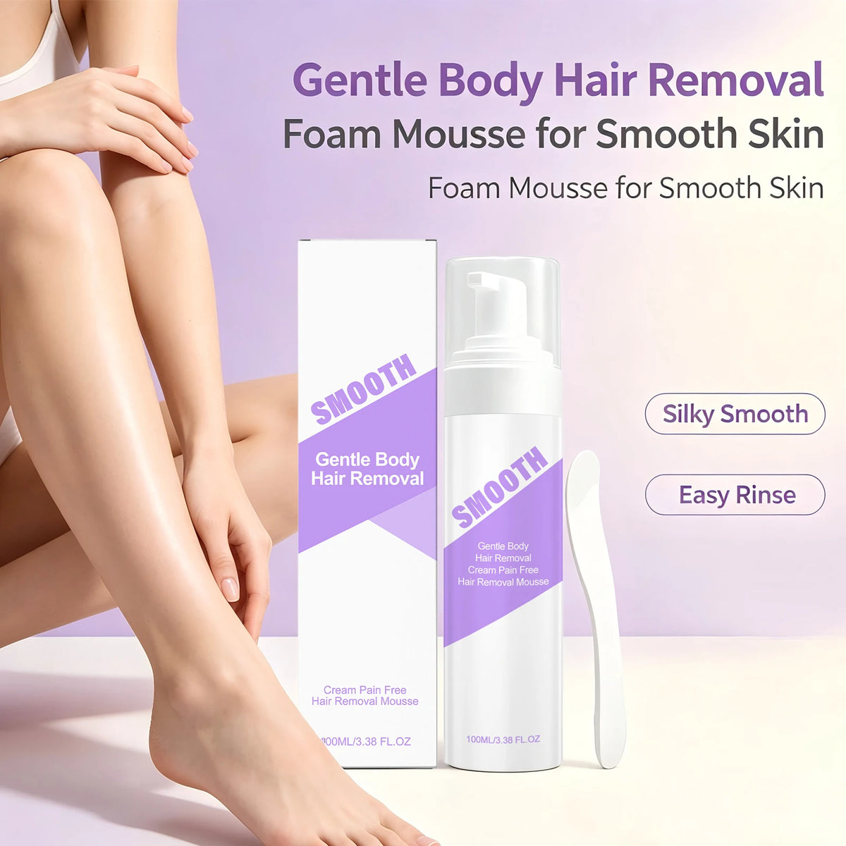Painless Hair Removal Foam Mousse for Smooth Skin