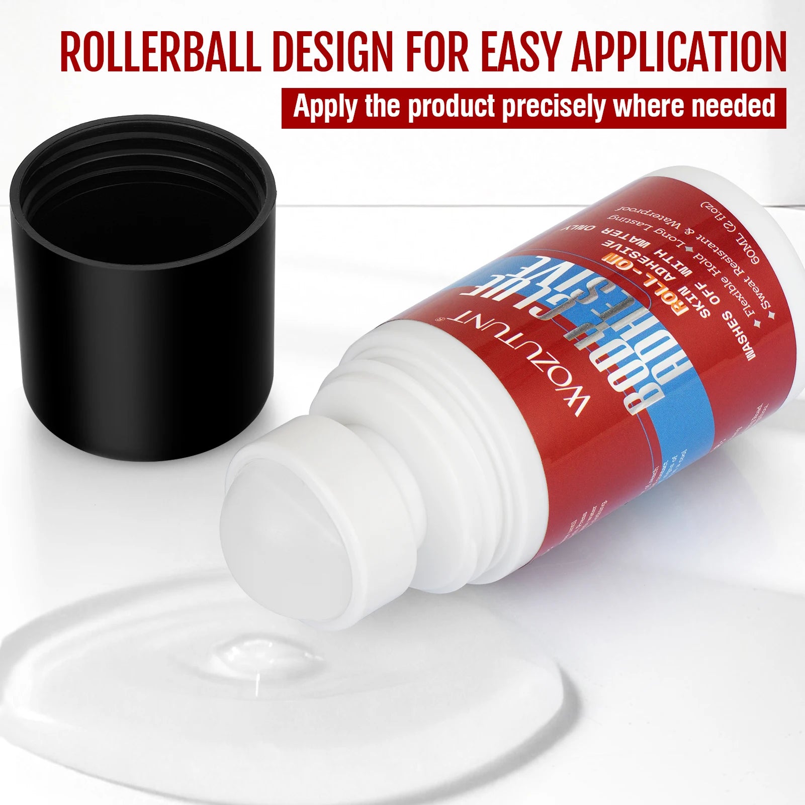 Wozutunt Body Glue Roll On Adhesive for Clothing and Lingerie Tape - 7