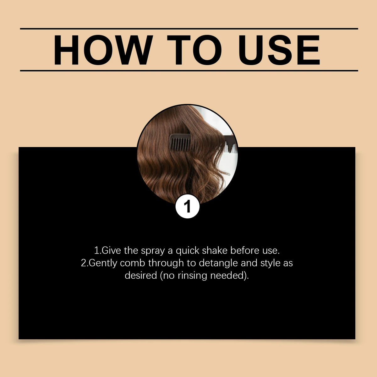 3-in-1 Leave-In Wig Conditioning and Detangling Spray