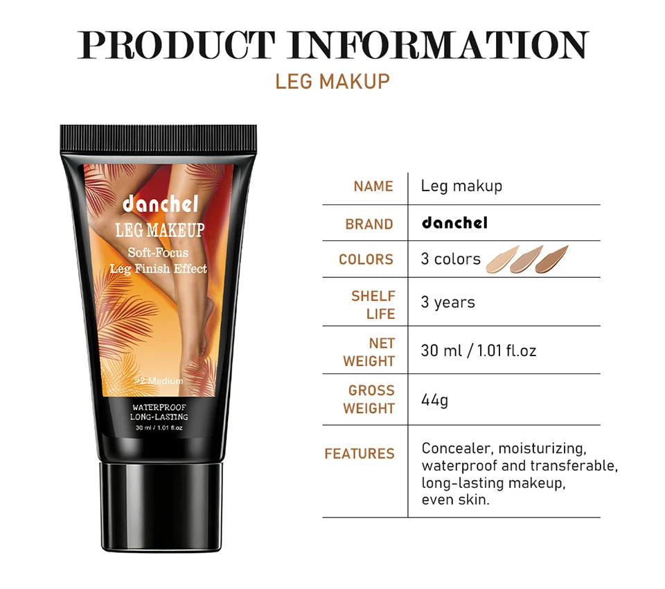 Waterproof Leg Foundation and Body Concealer - 17