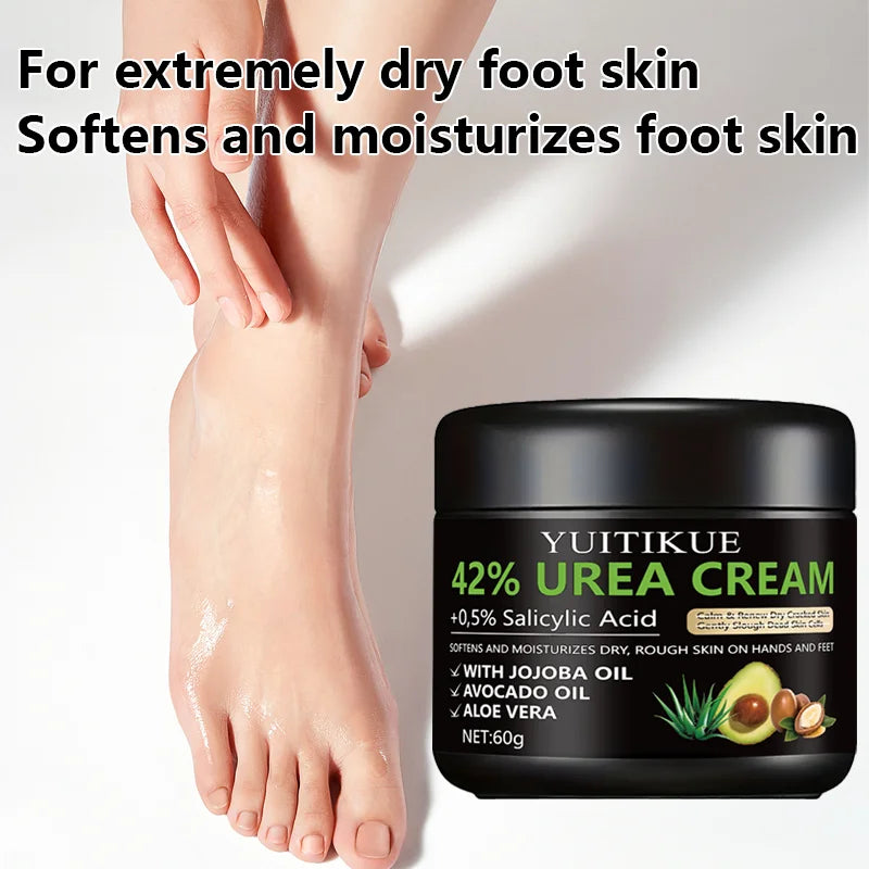 42% Urea Foot Cream Moisturizing Repair for Cracked Heels and Dry Skin - 5