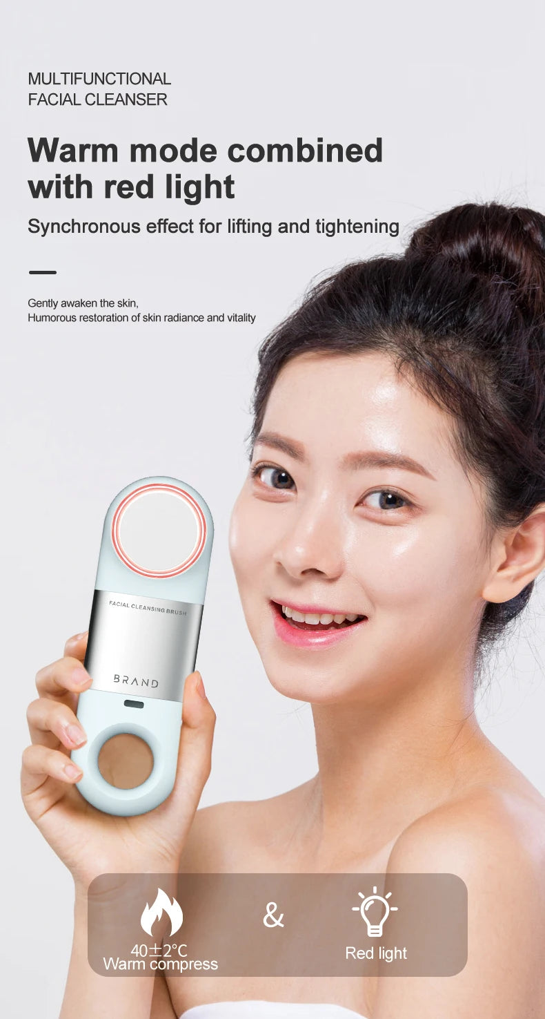 Hot and Cold Silicone Facial Cleansing Brush
