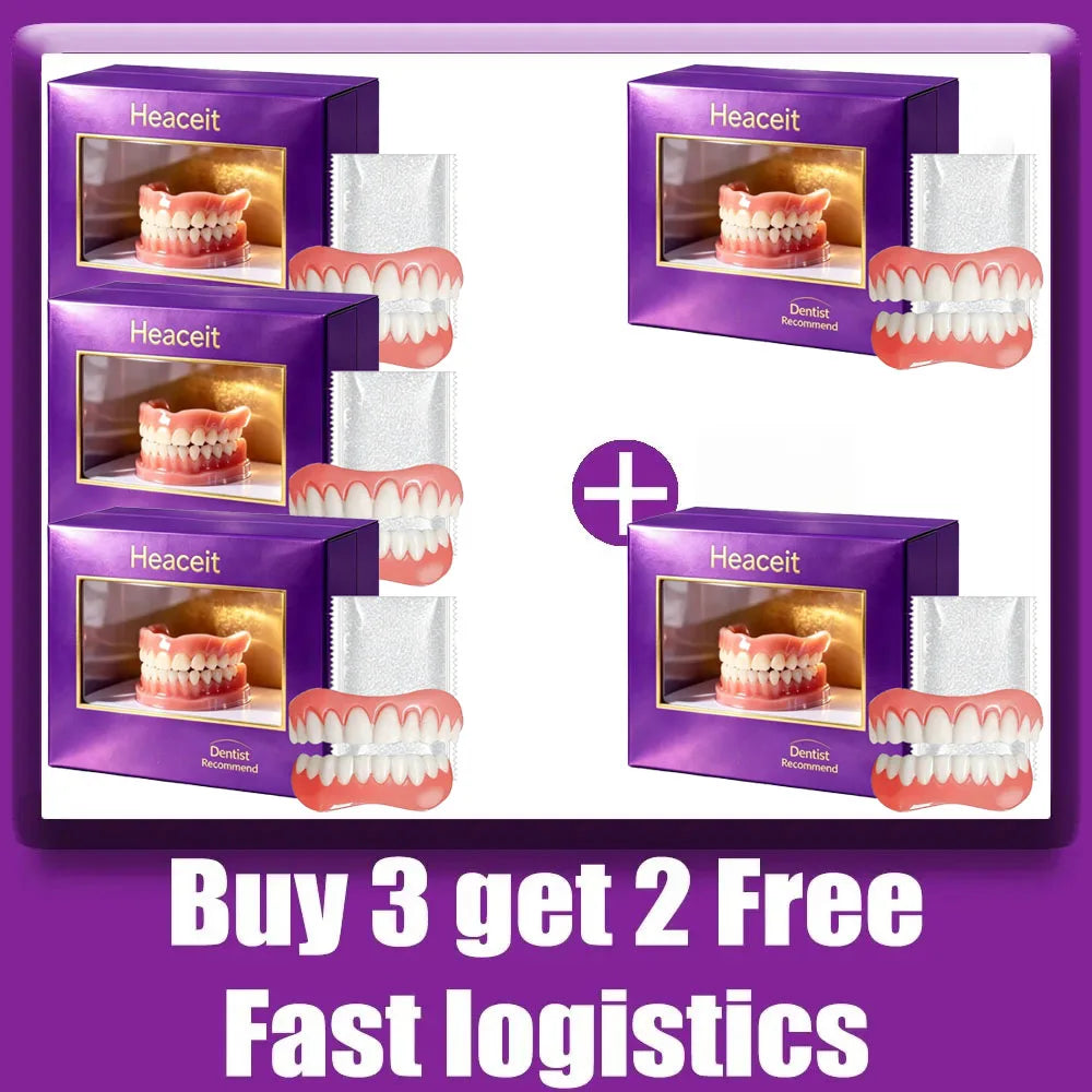 Adjustable Cosmetic Silicone Dentures for Smile Enhancement
