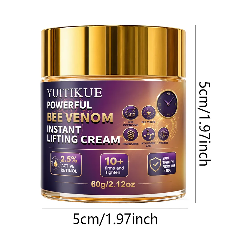 YUITIKUE Bee Venom Anti Aging Lifting Cream Moisturizer 60g